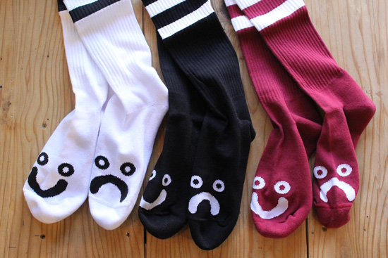 polar happysad socks