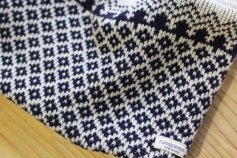 RULEZPEEPS (ルールズピープス) YAMANAMI JACQUARD NECK WARMER