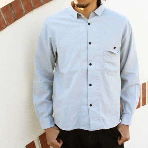 RULEZPEEPS (ルールズピープス) ORGANIC COTTON LINEN GOODAY SHIRT