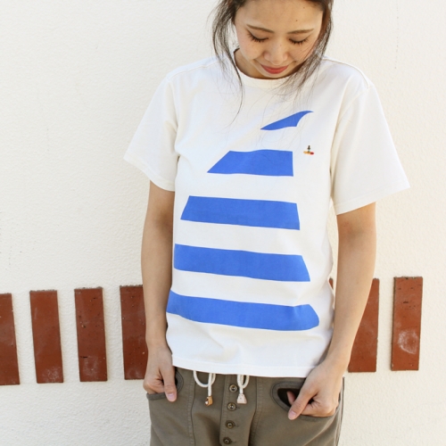 RULEZPEEPS (ルールズピープス) ORGANIC COTTON BIG WAVE CHALLENGE TEE