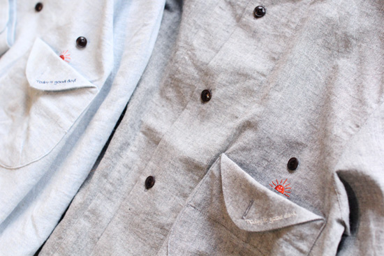 RULEZPEEPS (ルールズピープス) ORGANIC COTTON LINEN GOODAY SHIRT