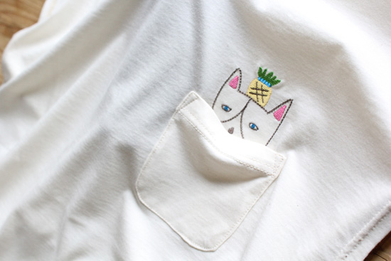 RULEZPEEPS (ルールズピープス) LADY'S ORGANIC COTTON NYAN TEE