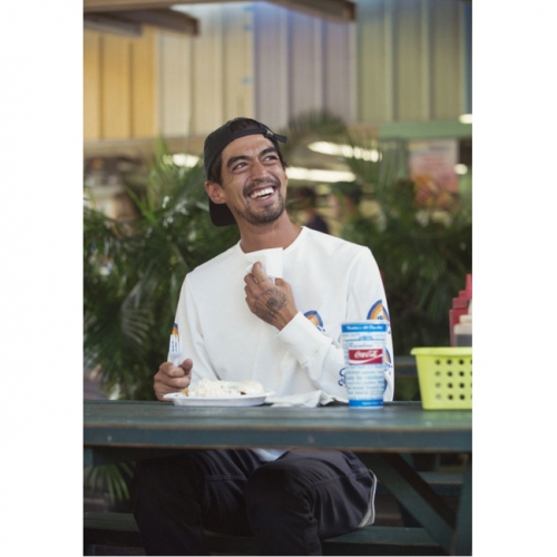 PIG&ROOSTER (ピッグアンドルースター) HALE SWEATSHIRT CREW/RAINBOW DRIVE-IN