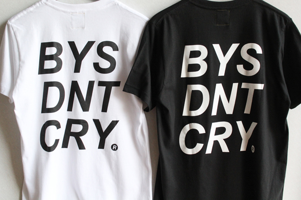UG BYSDNTCRY ( ボーイズドントクライ ) 2019SUMMER Tシャツ BYSDNTCRY. TEE