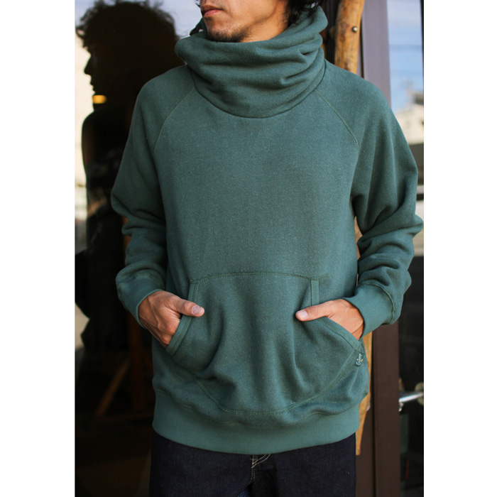 GOHEMP ( ゴーヘンプ ) MEN'S SHAWL HOODY ( TREE GREEN ) GHC4415BS19