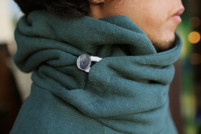 GOHEMP ( ゴーヘンプ ) MEN'S SHAWL HOODY ( TREE GREEN ) GHC4415BS19