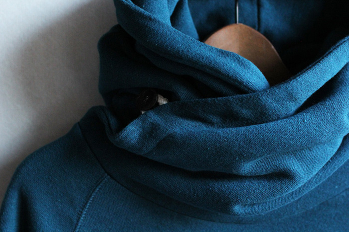 GOHEMP ( ゴーヘンプ ) MEN'S SHAWL HOODY ( TREE GREEN ) GHC4415BS19