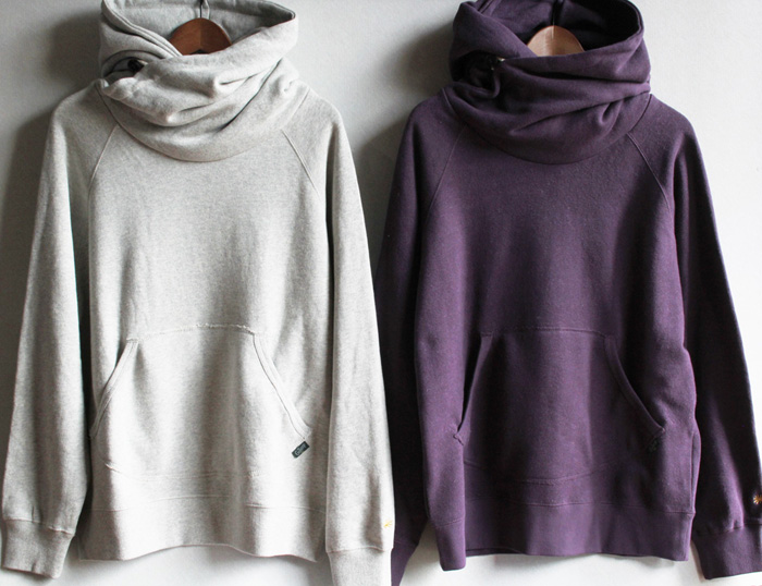 GOHEMP ( ゴーヘンプ ) MEN'S SHAWL HOODY ( ASH HEATHER ) GHC4415BS19