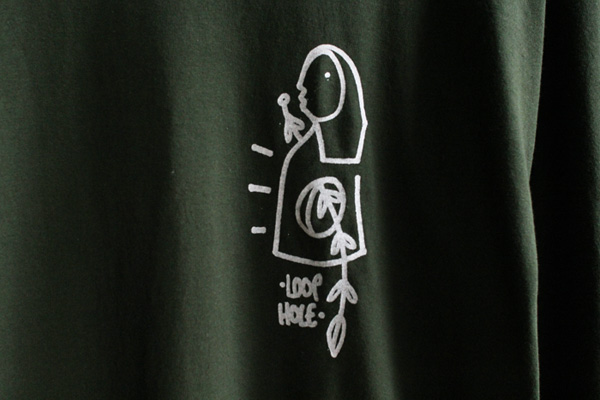 LOOPHOLE WHEELS ( ループホール ) ロンTEE GLEN FOX L/S TEE