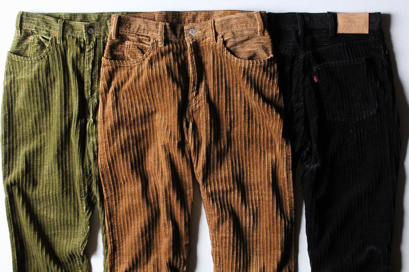 GOWEST﻿ (ゴーウエスト) “LOOSE TAPERED PANTS / HIGH ＆ LOW AIR CORDUROY”﻿
