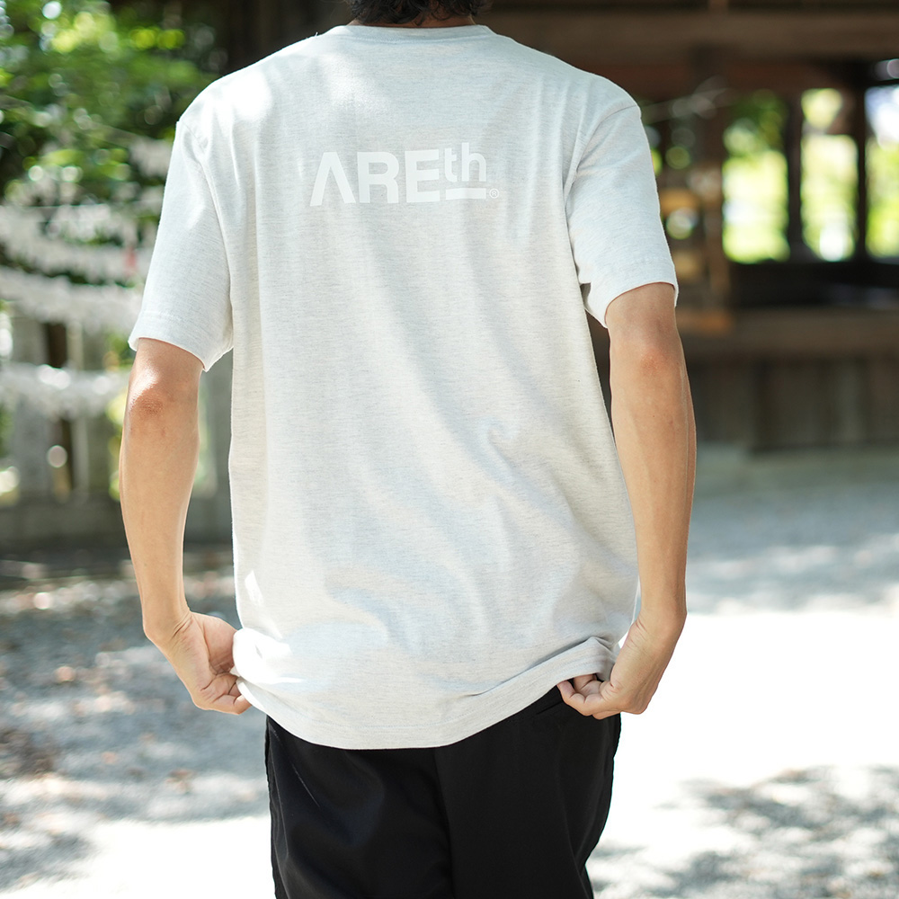 AREth ( アース ) 2022 Tシャツ LOGO S/S T-SHIRTS ( OATMEAL )