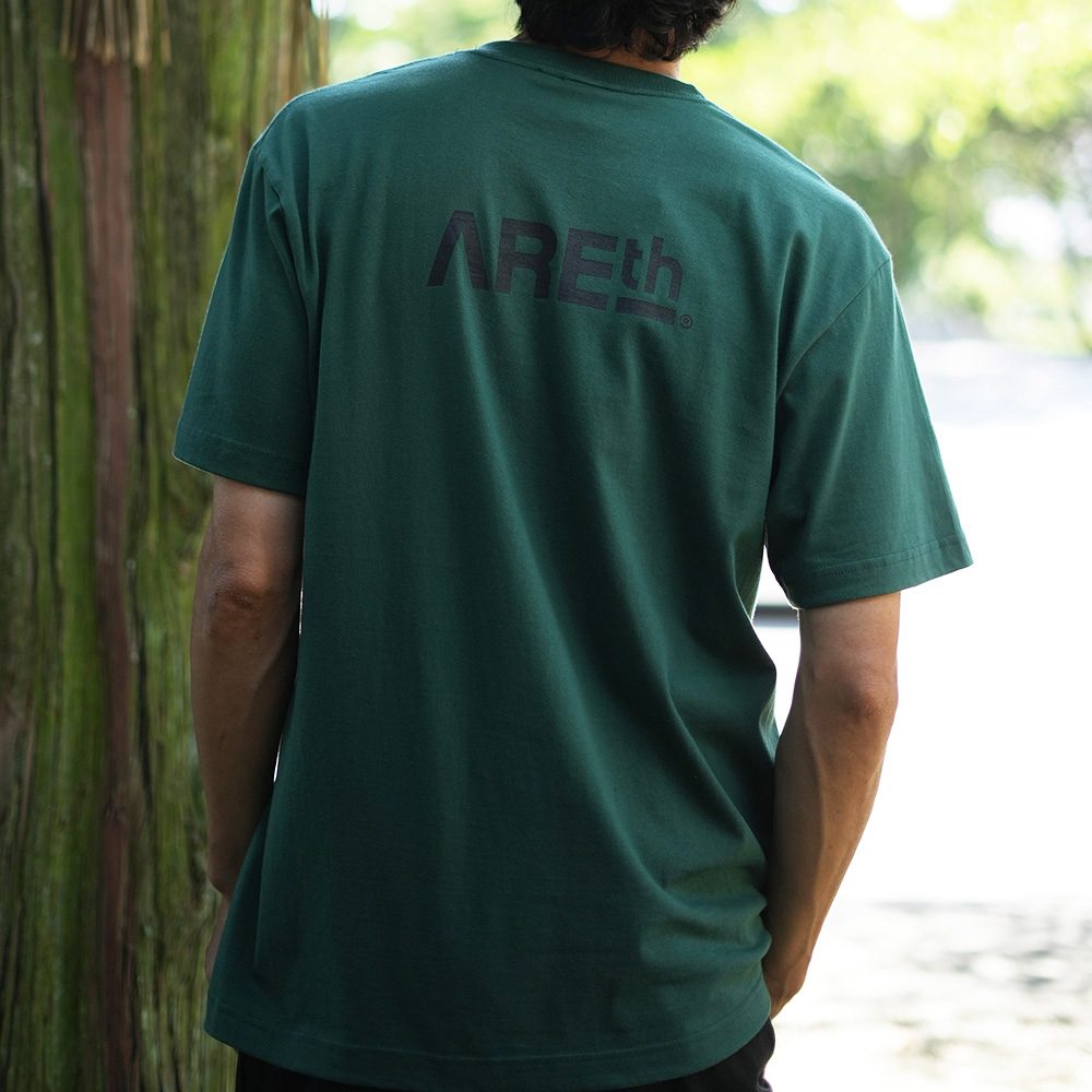 AREth ( アース ) 2022 Tシャツ LOGO S/S T-SHIRTS ( GREEN )